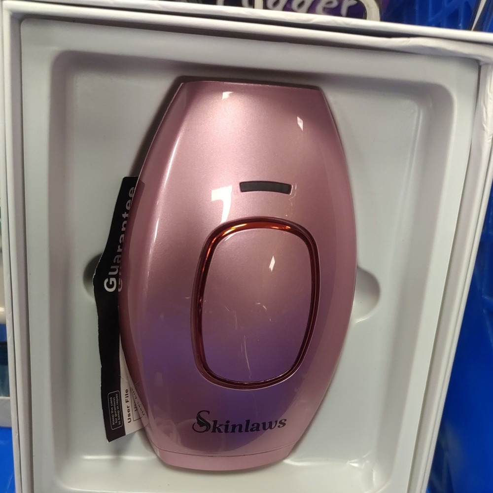 Skinlaws IPL Laser Hair Removal Handset Women OS Rose Gold Like New Home Spa